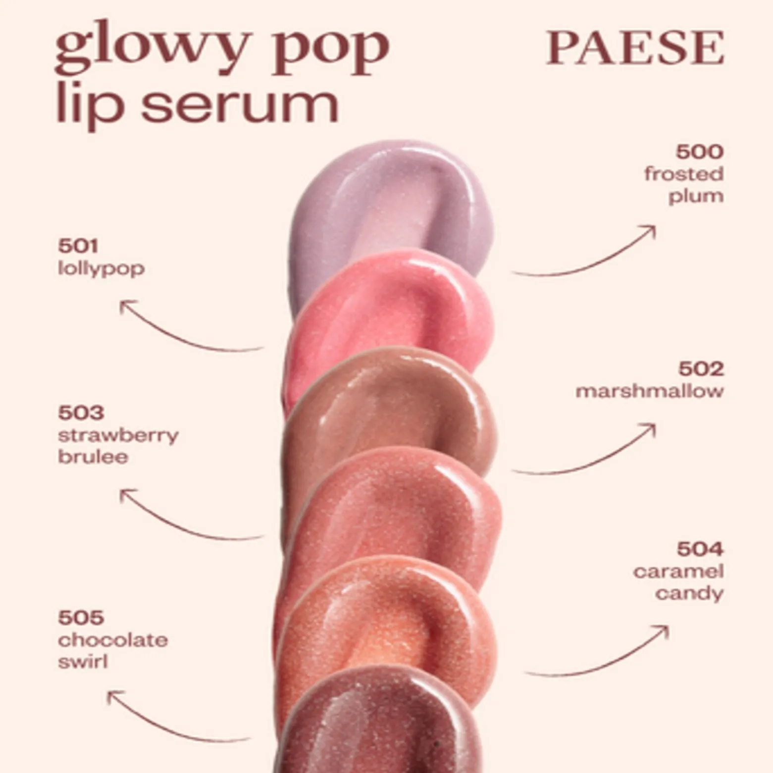 Paese GlowyPop Lip Serum 502 Marshmallow 2.2g (0.77oz)