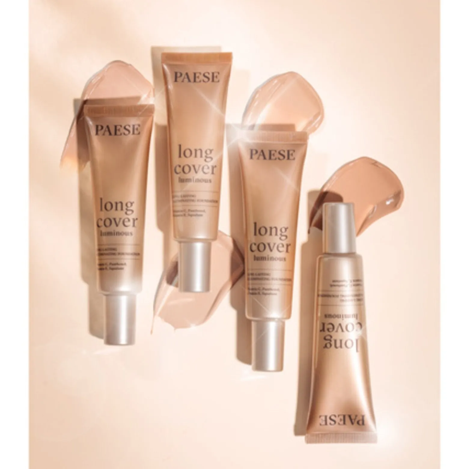 Paese Long Cover Luminous Foundation 1.0W Light Beige 30ml (1floz)