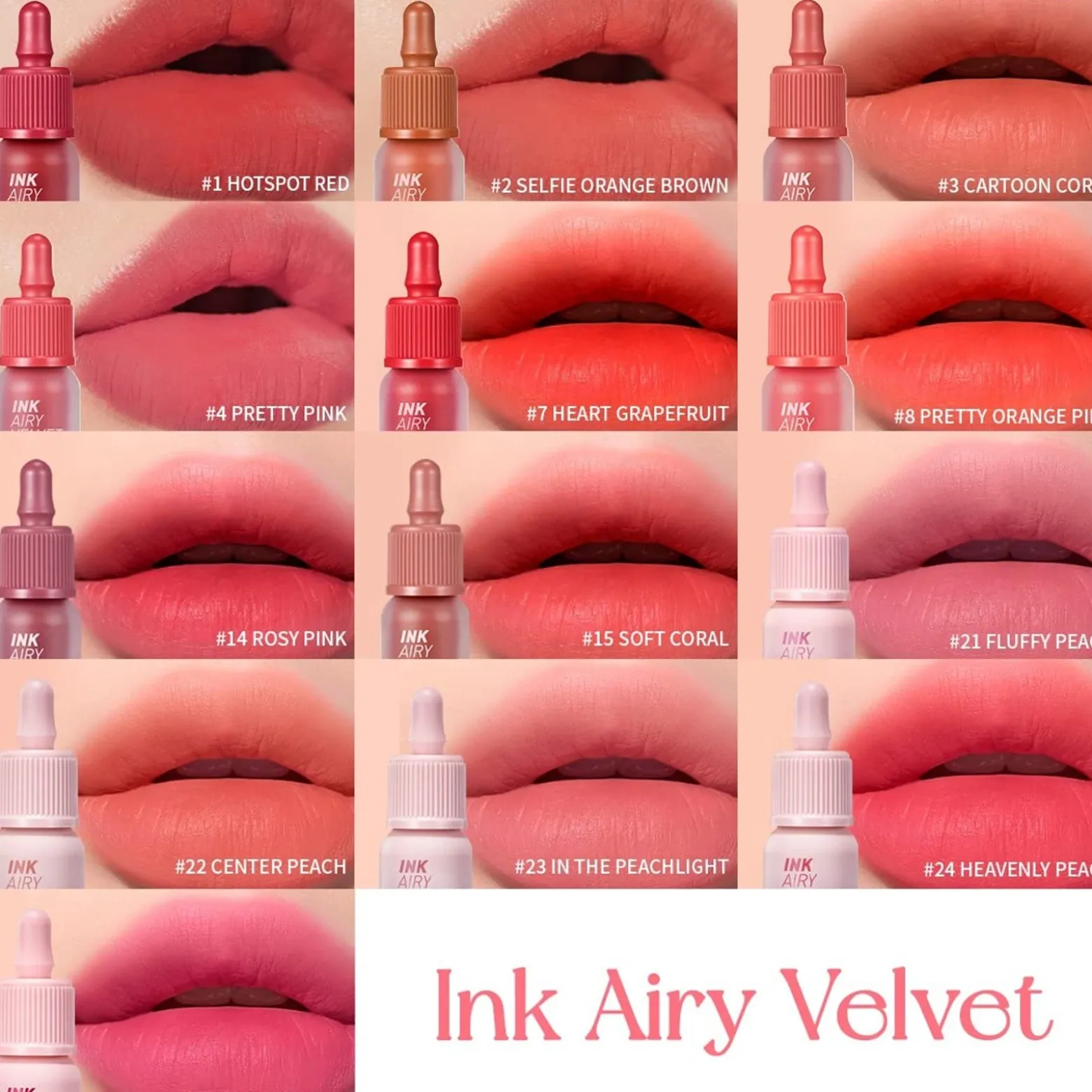 Peripera Ink Airy Velvet 14 Rosy Pink 4g (0.14oz)