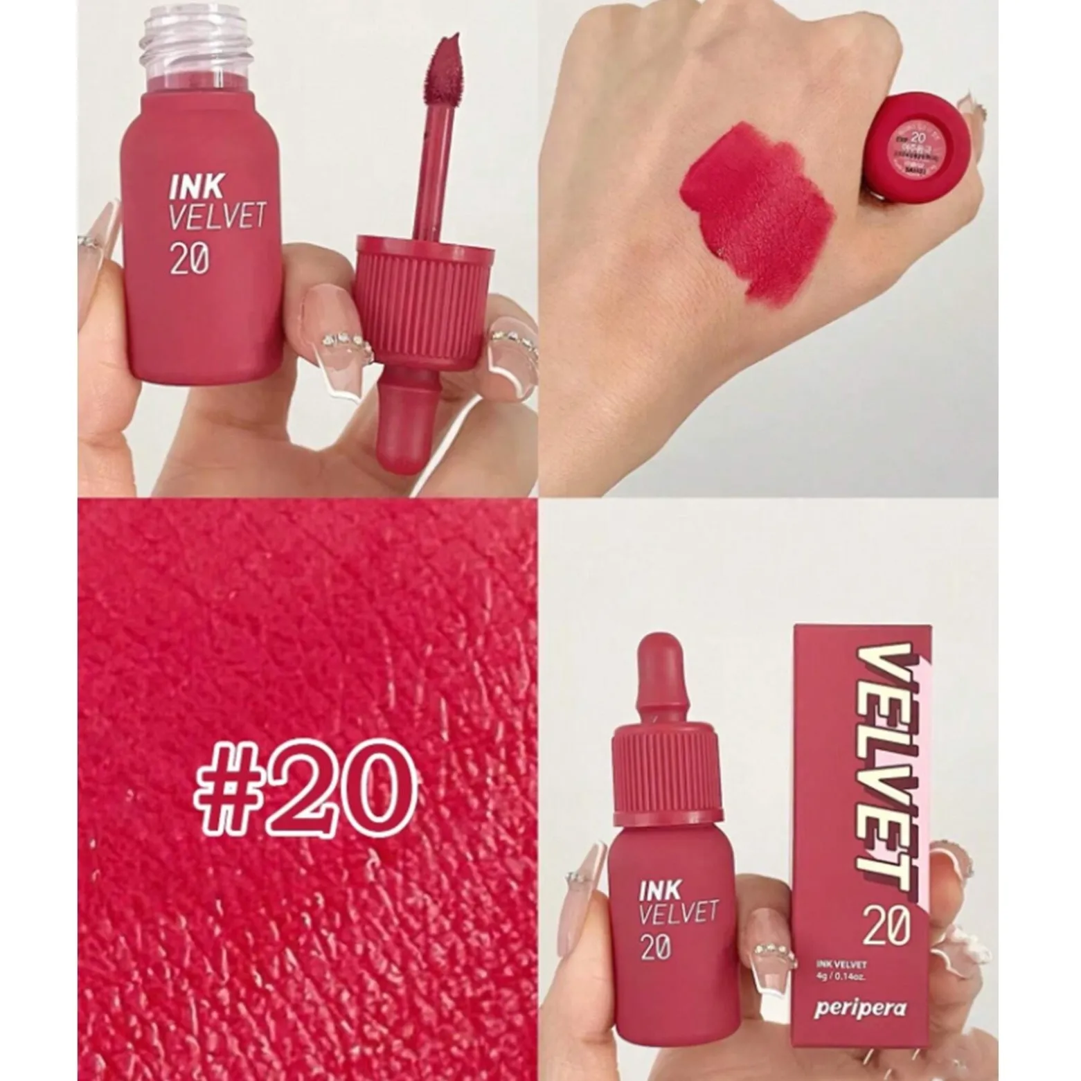 Peripera Ink Velvet 20 Classy Plum Rose 4g (0.14oz)