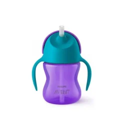 Philips Avent Bendy Straw Cup 9m+ Purple 200ml (7 oz)