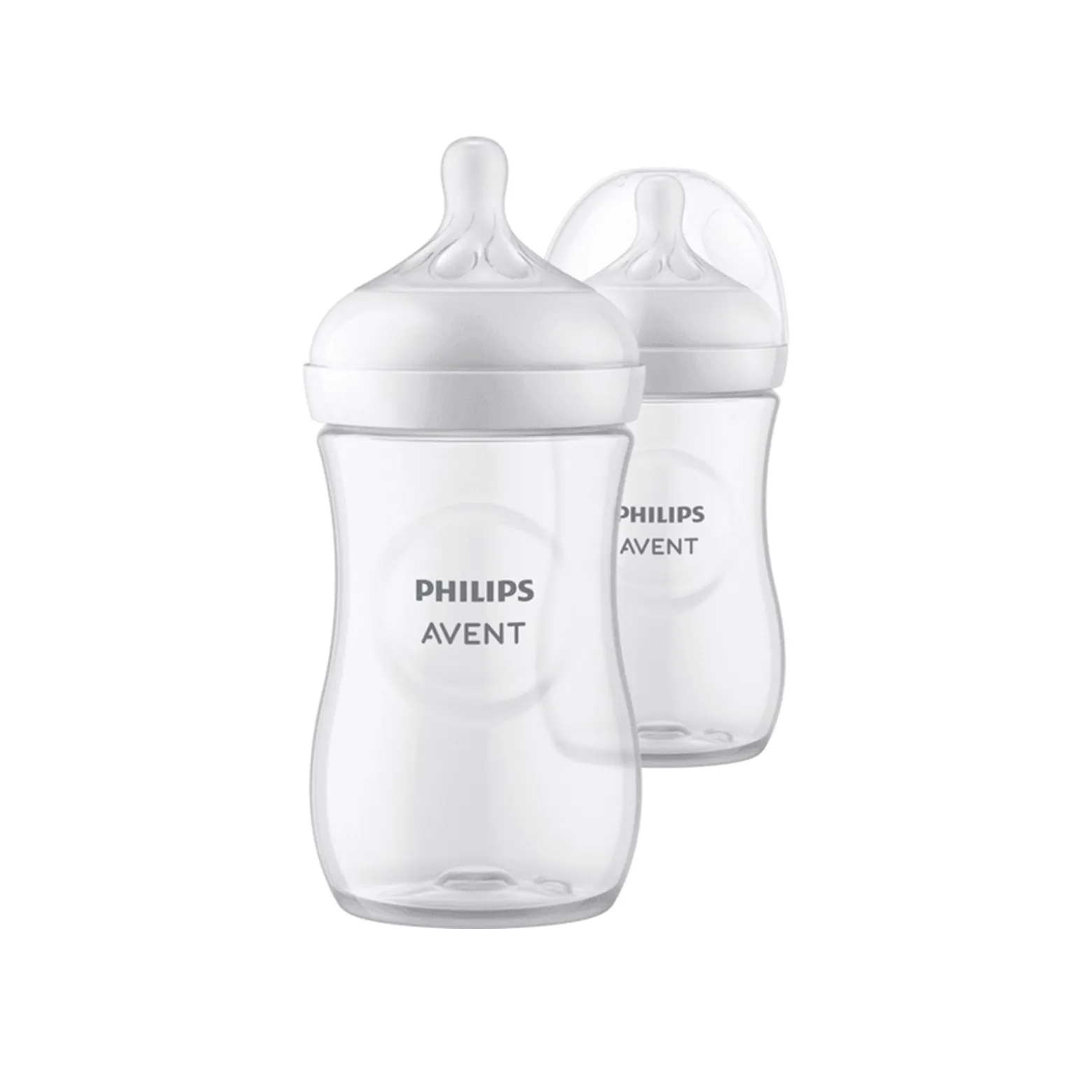 Philips Avent Natural Response Baby Plastic Bottle 1m+ 260ml x2 (9 oz x2)