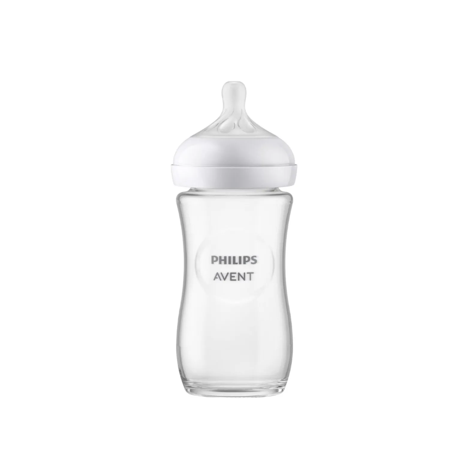 Philips Avent Natural Response Pure Glass Baby Bottle 3-6m 240ml (8.0 oz)