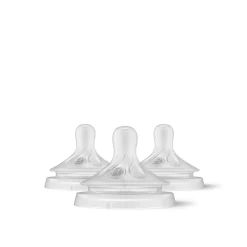 Philips Avent Natural Response Baby Bottle Silicone Nipple Flow 3/4/5 x3