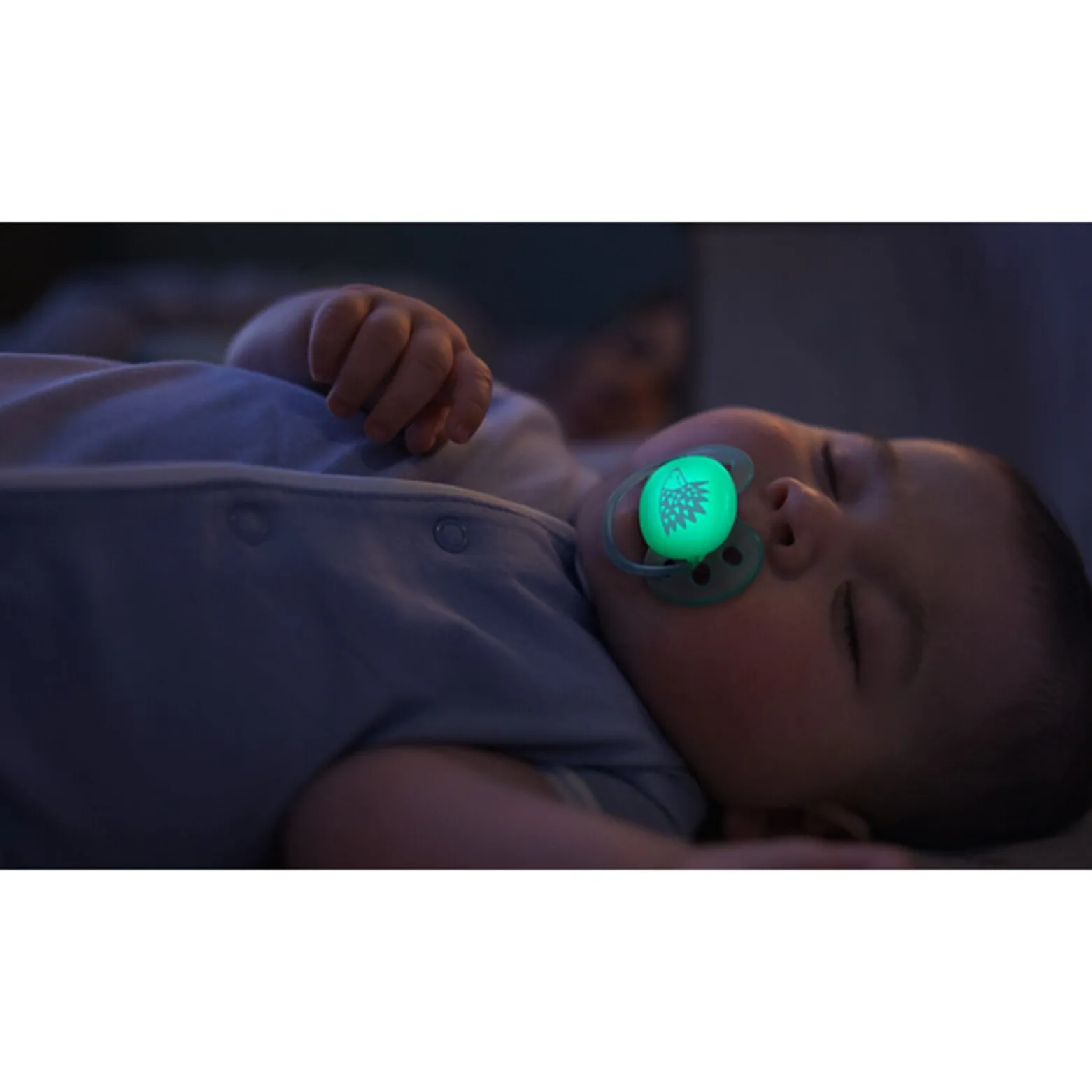 Philips Avent Ultra Soft Nighttime Pacifier 0-6m Girl x2