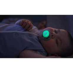 Philips Avent Ultra Soft Nighttime Pacifier 0-6m Boy x2