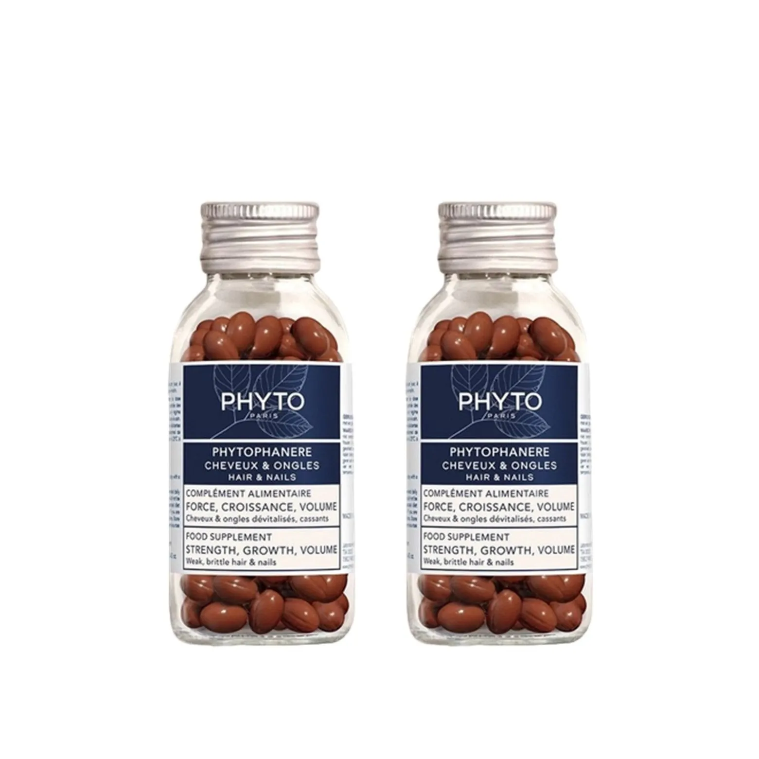Phyto Phytophanère Hair & Nails Food Supplement Capsules Hair Loss 120x2
