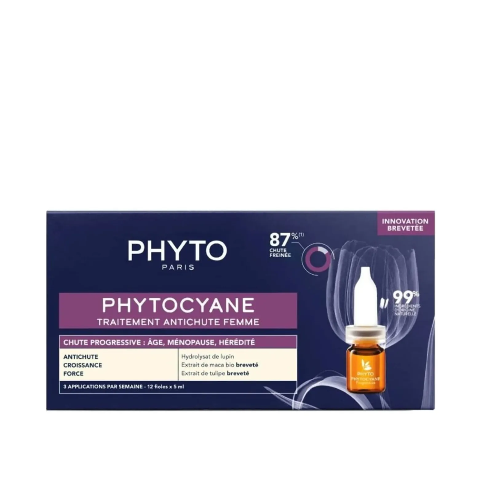 Phytocyane Progressive Hair Loss Treatment for Women 12x5ml (12x 0.17floz)