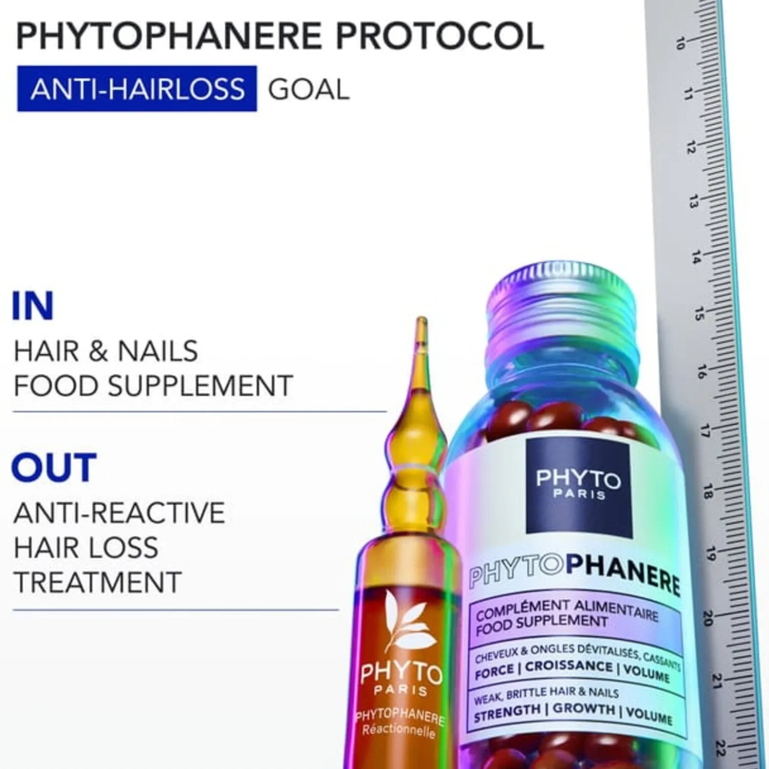 Phytophanere Anti-Reactive Hair Loss Treatment 12x5ml (12x0.17floz)