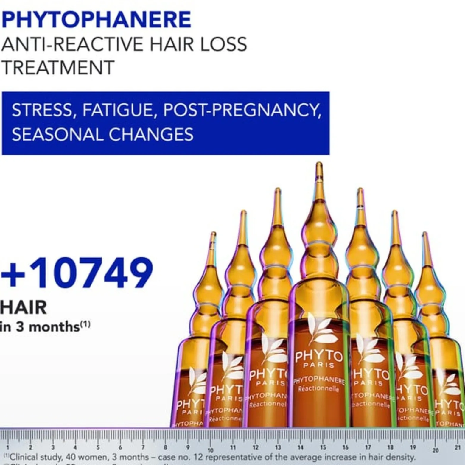 Phytophanere Anti-Reactive Hair Loss Treatment 12x5ml (12x0.17floz)