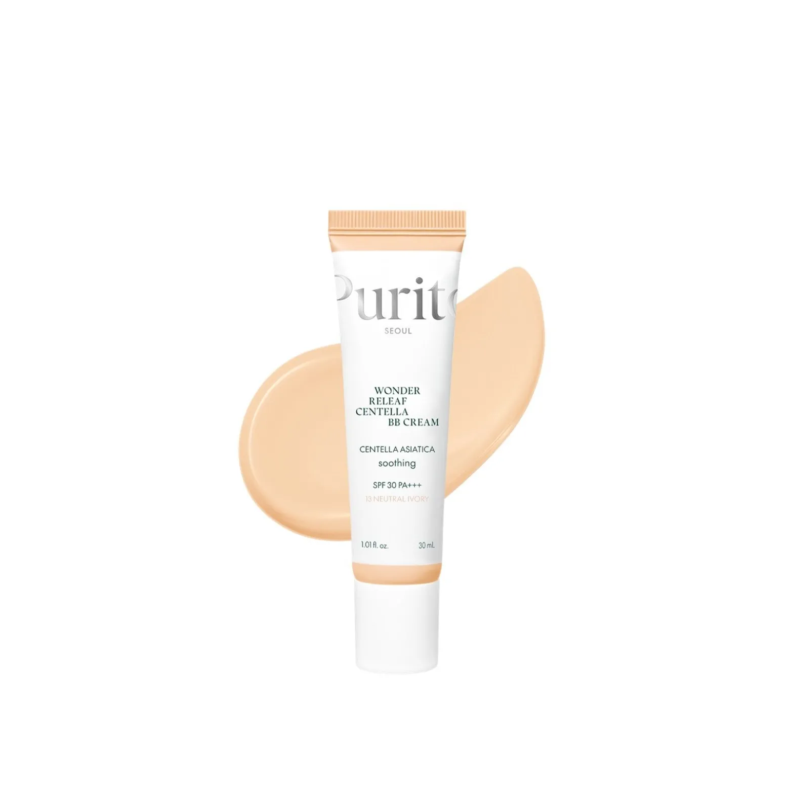 PURITO Wonder Releaf Centella BB Cream SPF30 13 Neutral Ivory 30ml (1.01floz)