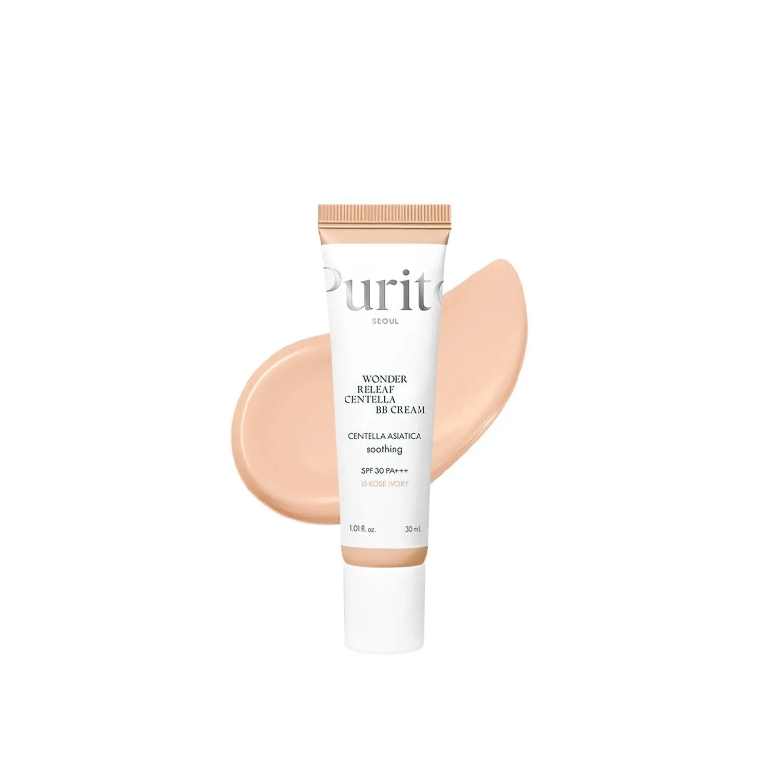 PURITO Wonder Releaf Centella BB Cream SPF30 15 Rose Ivory 30ml (1.01floz)