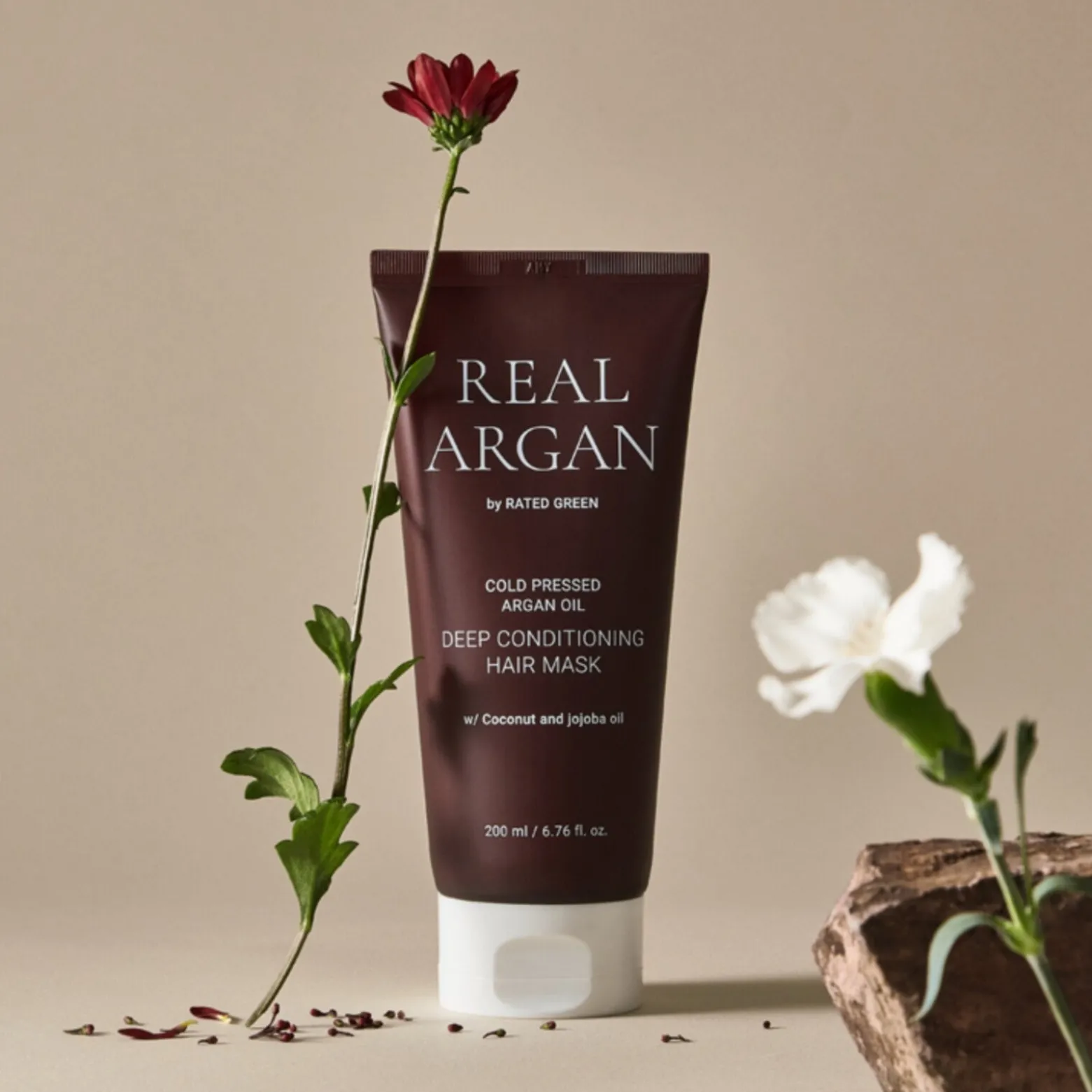 Rated Green Real Argan Deep Conditioning Hair Mask 200ml (6.76floz)