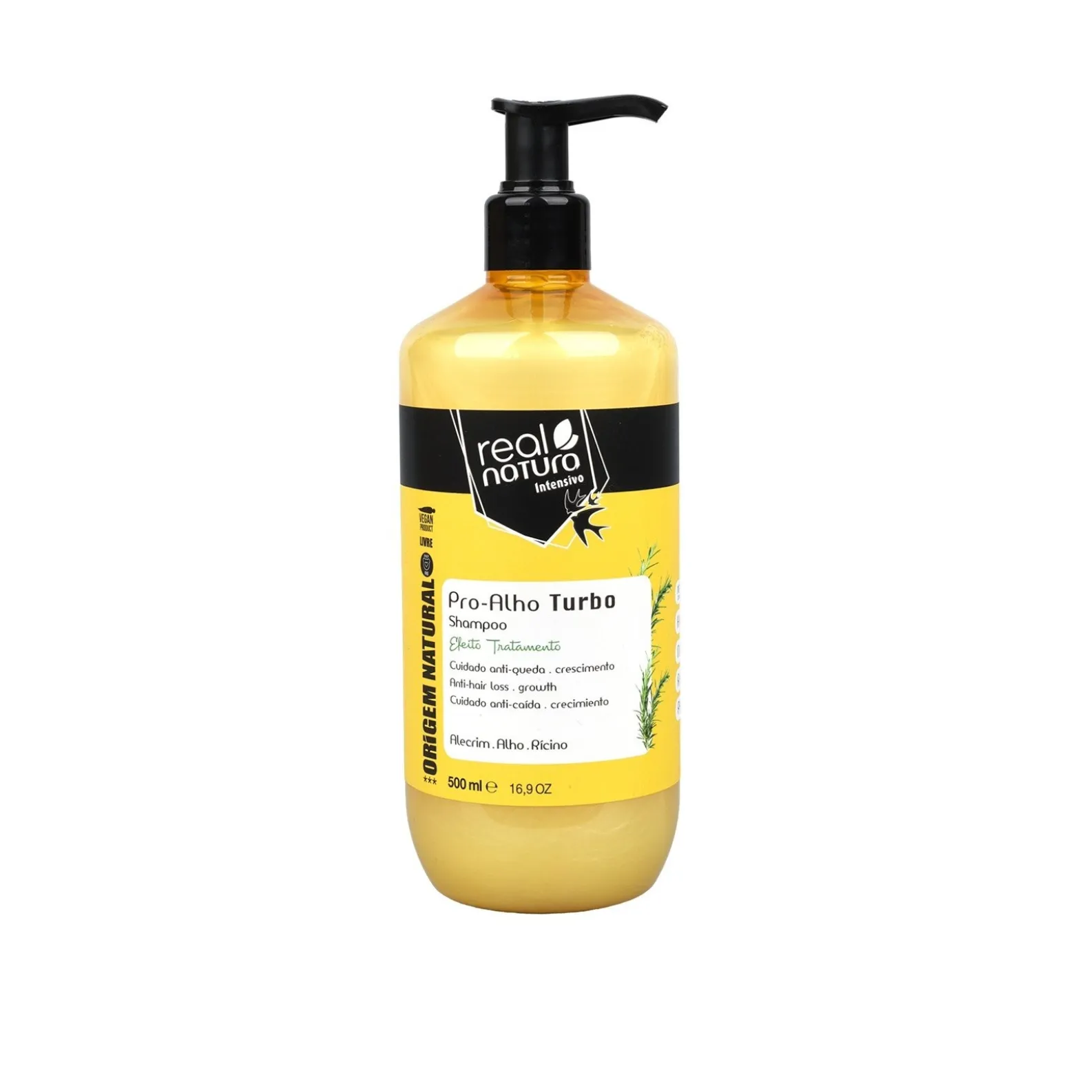 Real Natura Pro-Garlic Turbo Shampoo 500ml (16.9floz)