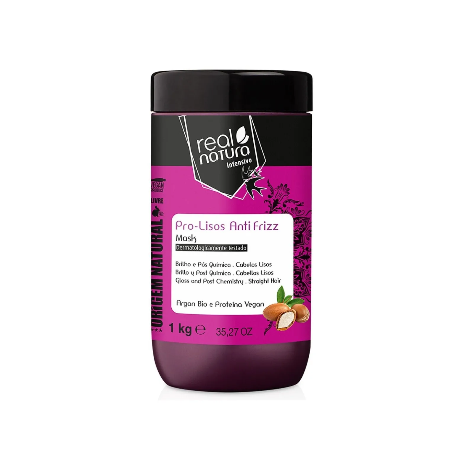 Real Natura Pro-Smooth Anti-Frizz Mask 1kg (35.27oz)