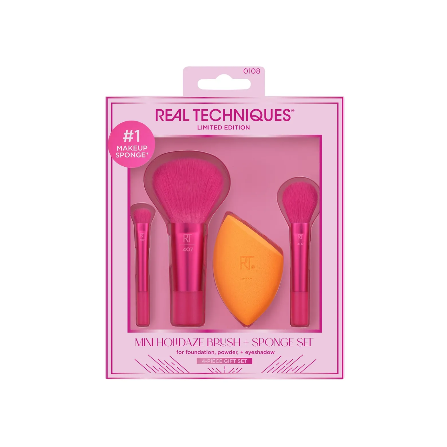 Real Techniques Mini Holidaze Brush + Sponge Set