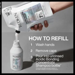Redken Acidic Bonding Concentrate Shampoo Refill 500ml (16.9floz)