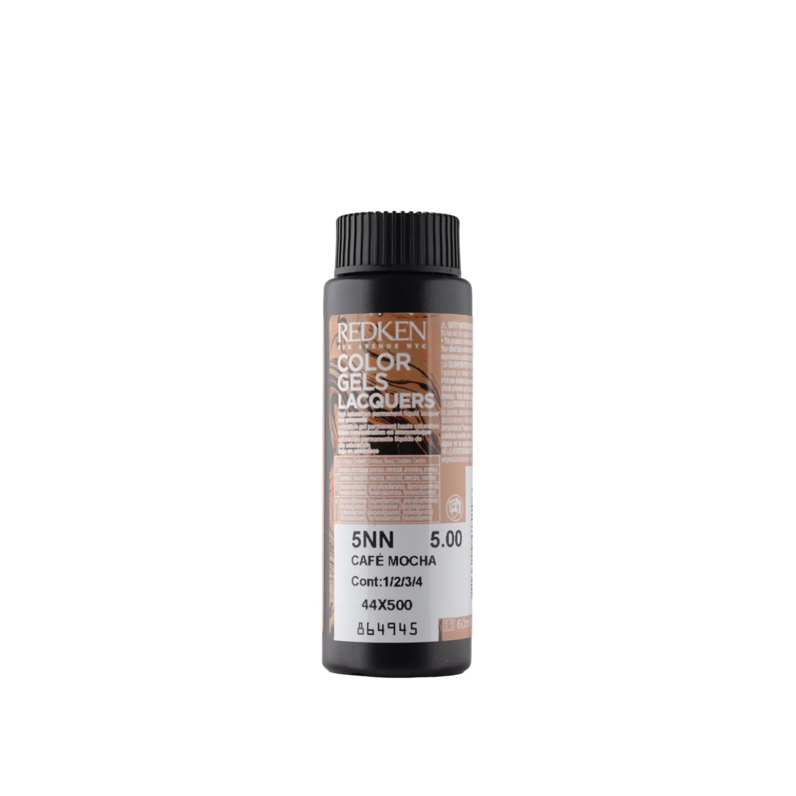 Redken Color Gels Lacquers Permanent Hair Dye 5NN Café Mocha 60ml (2.03 fl oz)
