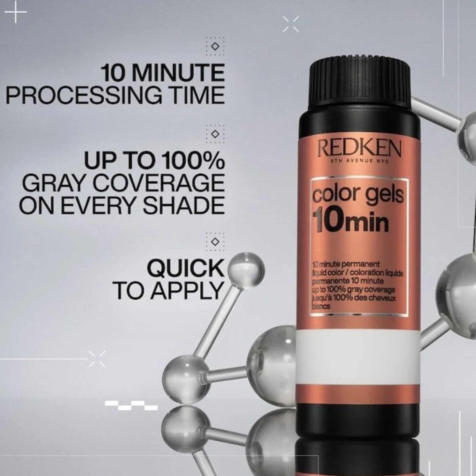 Redken Color Gels 10min Permanent Hair Dye 7N Mirage 60ml (2floz)