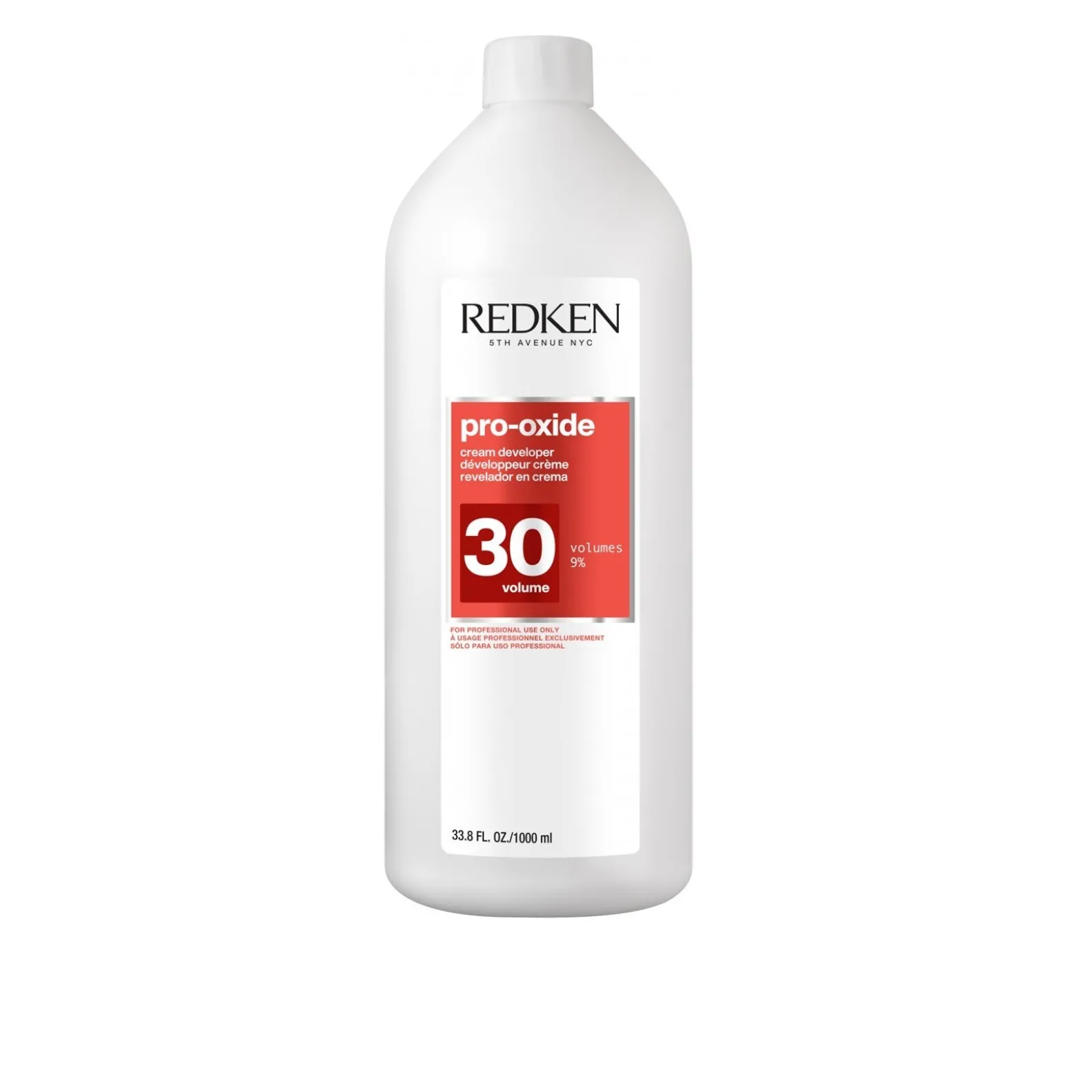 Redken Pro-Oxide Cream Developer Volume 30 9% 1L (33.8floz)