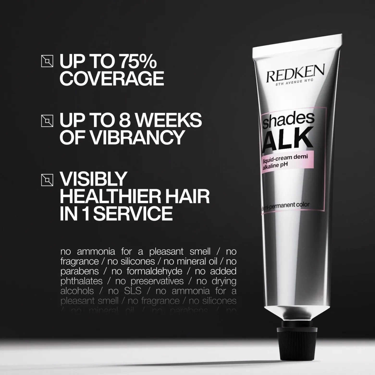 Redken Shades ALK Liquid-Cream Alkaline pH Demi-Permanent Hair Dye 10N Delicate Natural 60ml (2.02floz)