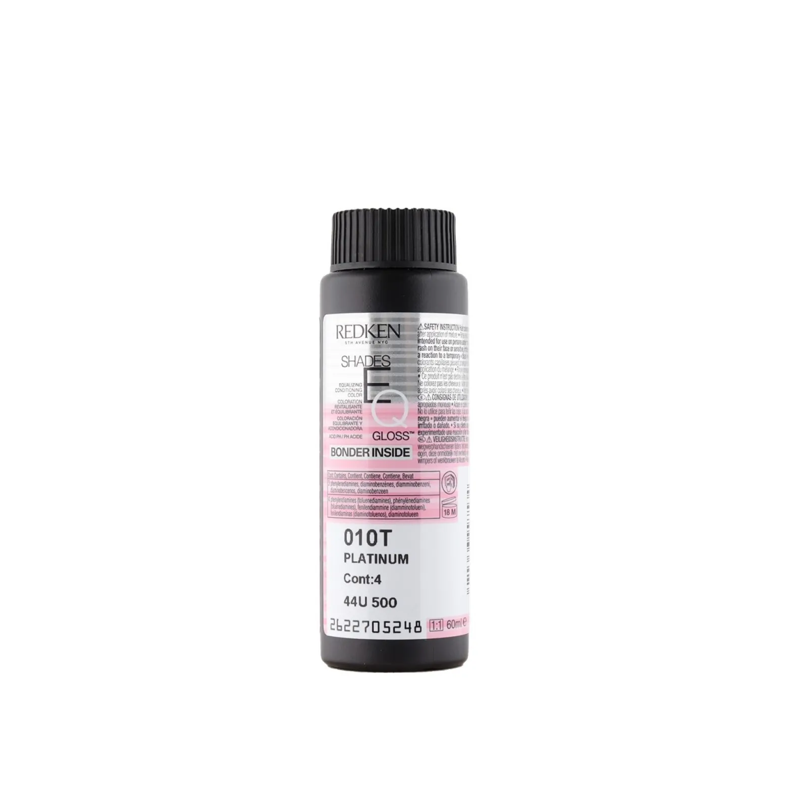 Redken Shades EQ Gloss Bonder Inside Demi-Permanent Hair Dye 010T Platinum 60ml (2.03fl oz)