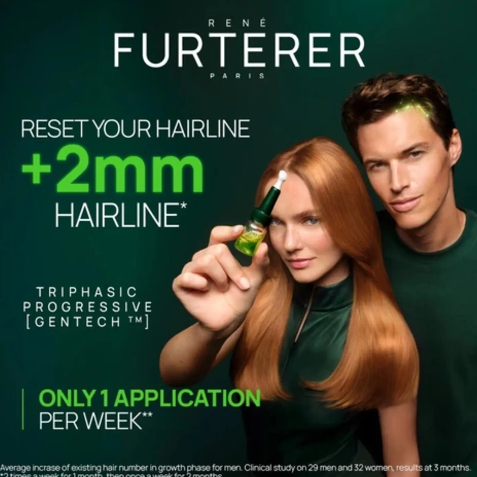René Furterer Triphasic Progressive Longevity & Density Anti-Hair Loss Treatment 8x5.5ml (8x0.19fl oz)