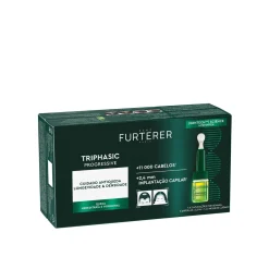 René Furterer Triphasic Progressive Longevity & Density Anti-Hair Loss Treatment 8x5.5ml (8x0.19fl oz)