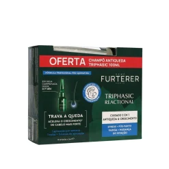René Furterer Triphasic Reactional Serum 12x5ml + Shampoo 100ml (12x0.17 fl oz + 3.38 fl oz)