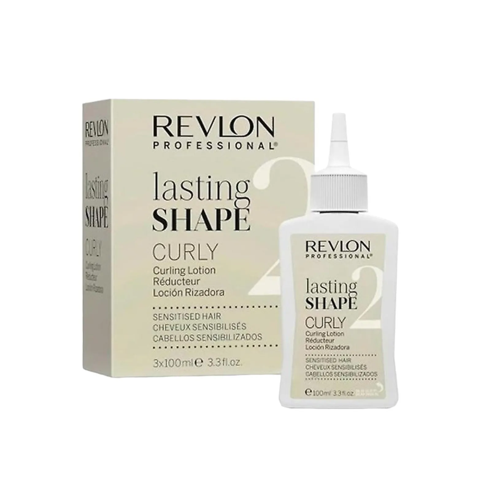 Revlon Professional Lasting Shape 2 Curly Curling Lotion 3x100ml (3x3.38floz)