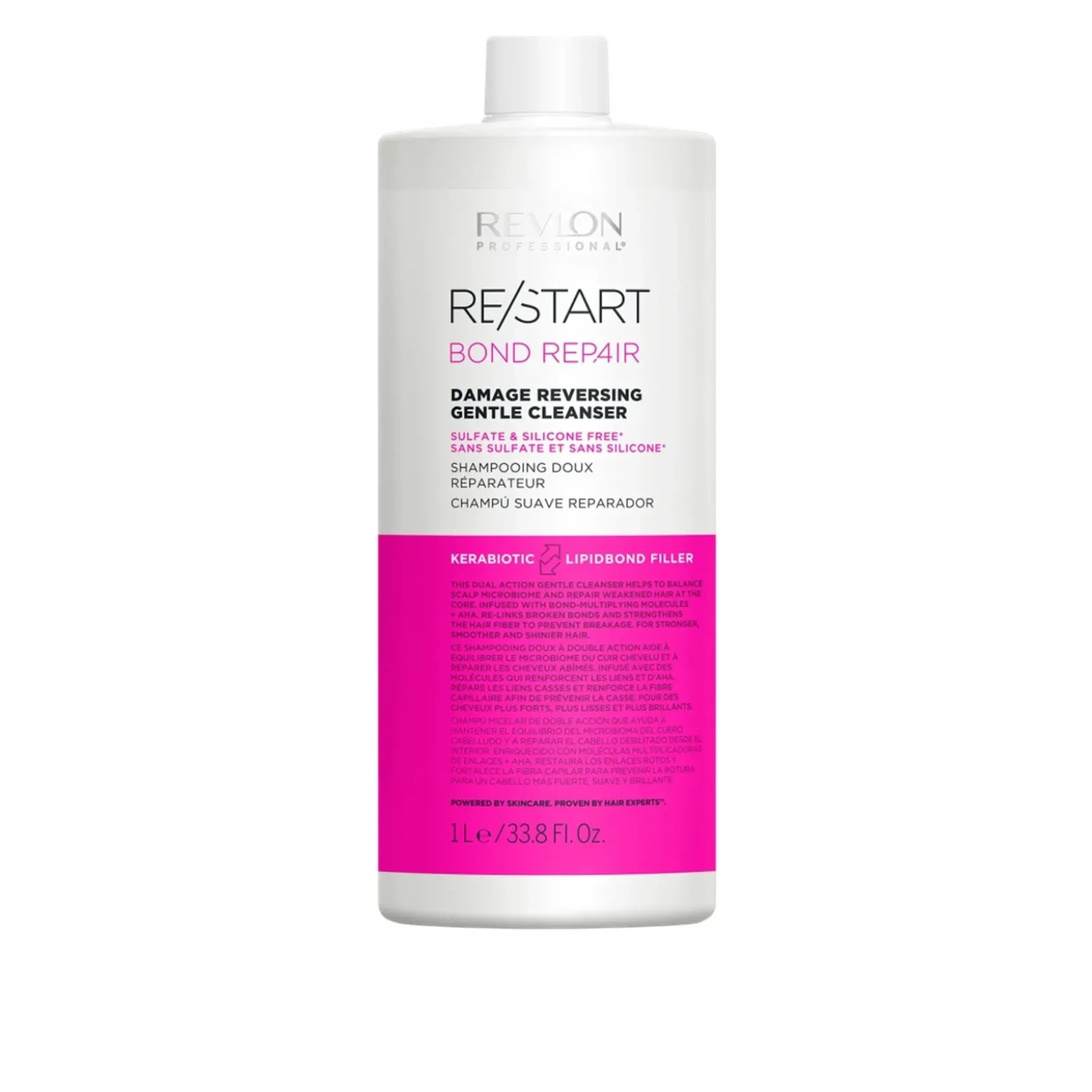 Revlon Professional Re/Start Bond Repair Damage Reversing Gentle Cleanser Shampoo 1L (33.8floz)