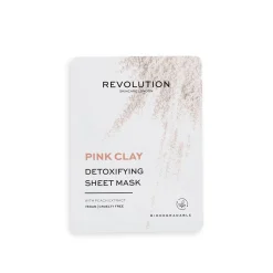 Revolution Skincare Pink Clay Detoxifying Sheet Masks x5