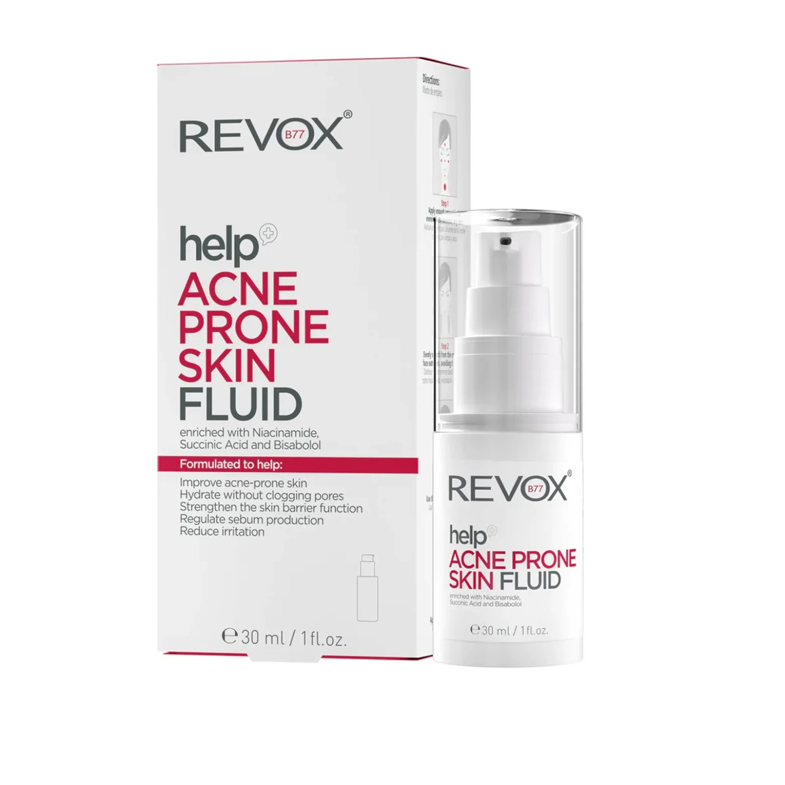 Revox B77 help Acne Prone Skin Fluid 30ml (1.0 fl oz)