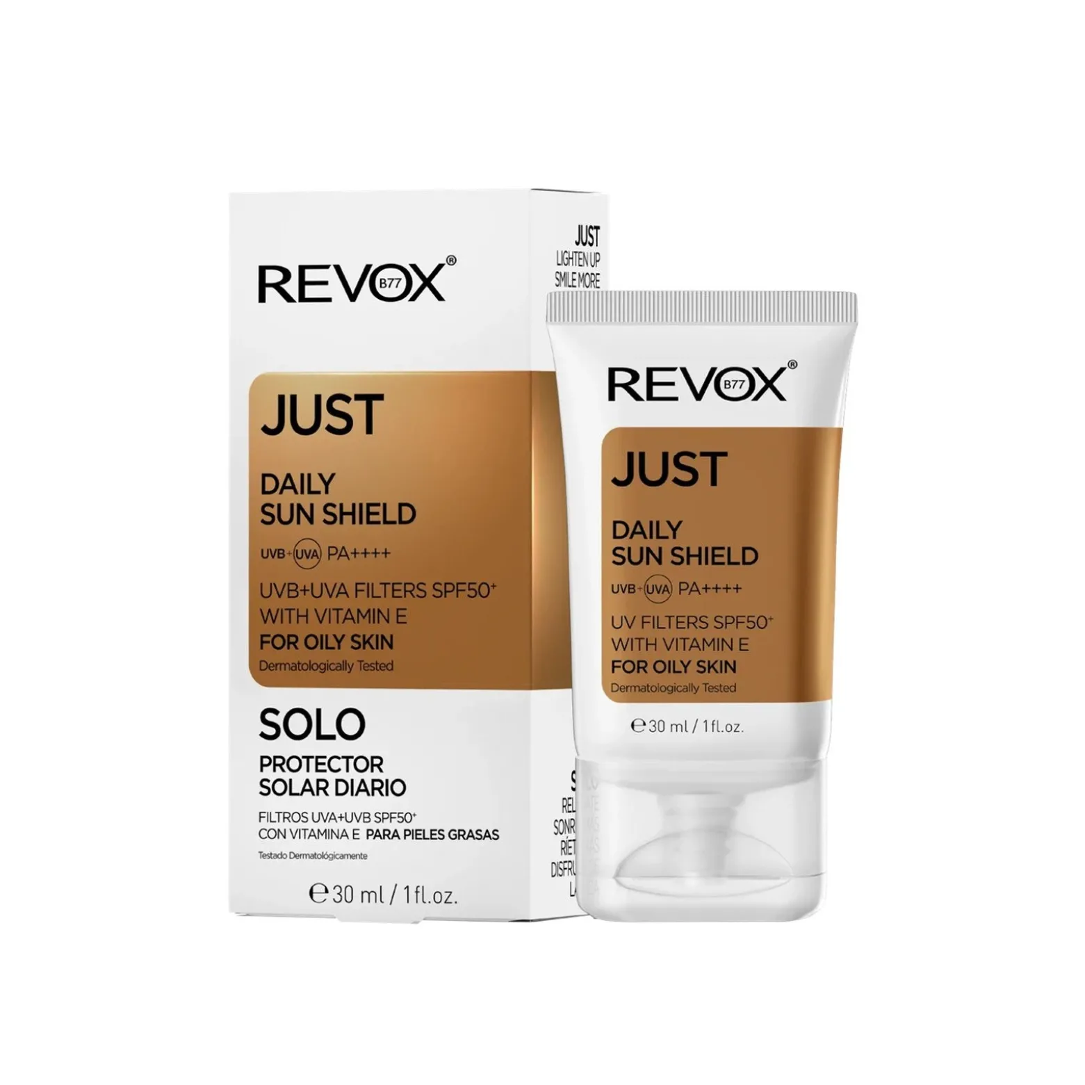Revox B77 Just Daily Sun Shield Sunscreen for Oily Skin SPF50+ 30ml (1floz)