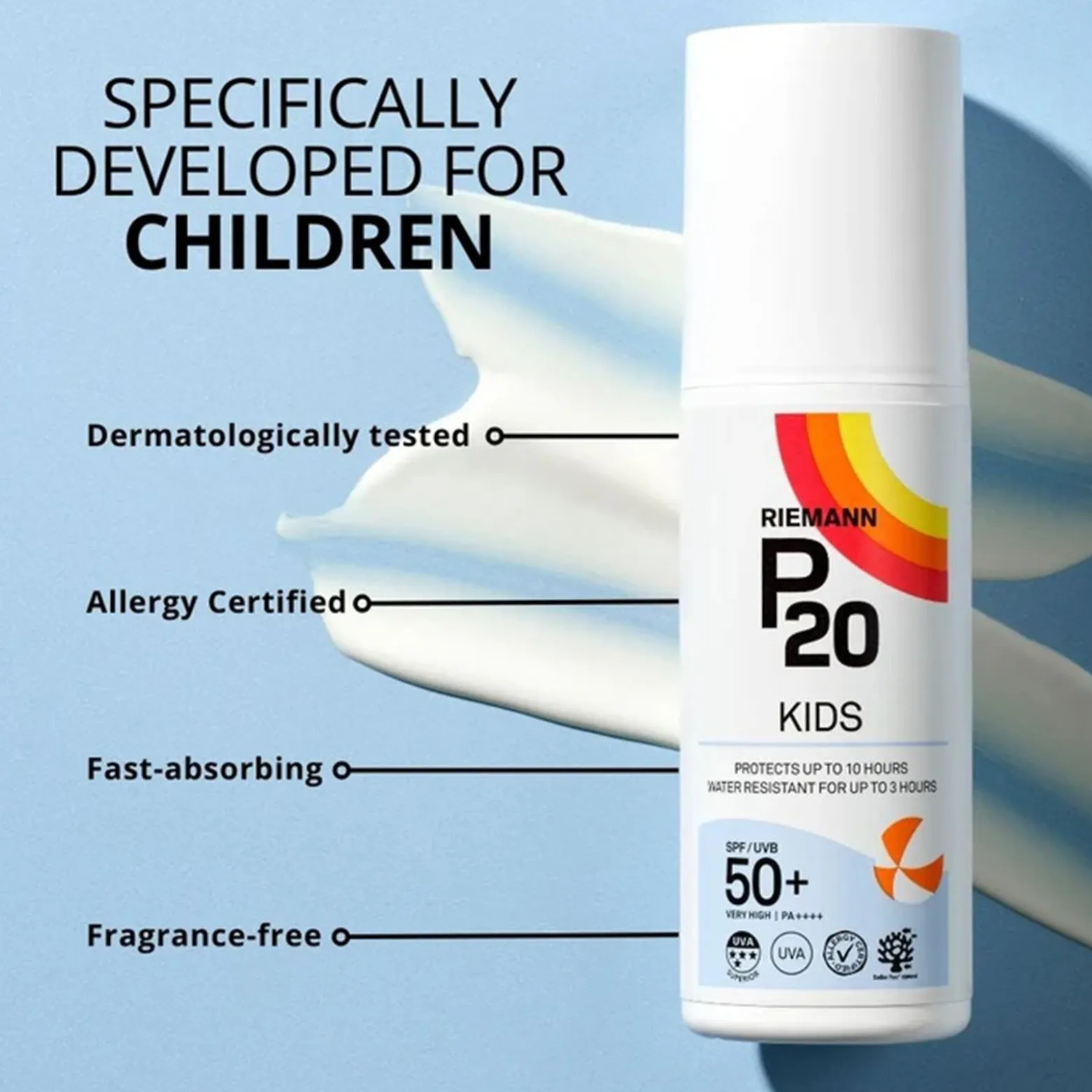 Riemann P20 Kids Sunscreen SPF50+ 200ml (6.76floz)