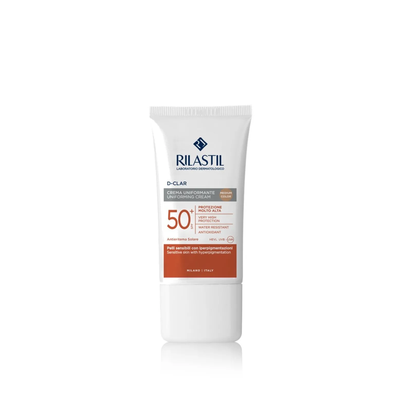 Rilastil D-Clar Uniforming Cream Medium Color SPF50+ 40ml