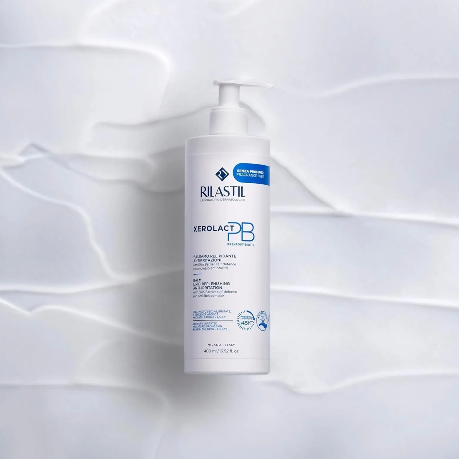 Rilastil Xerolact PB Lipid-Replenishing Anti-Irritation Balm 400ml (13.53fl oz)