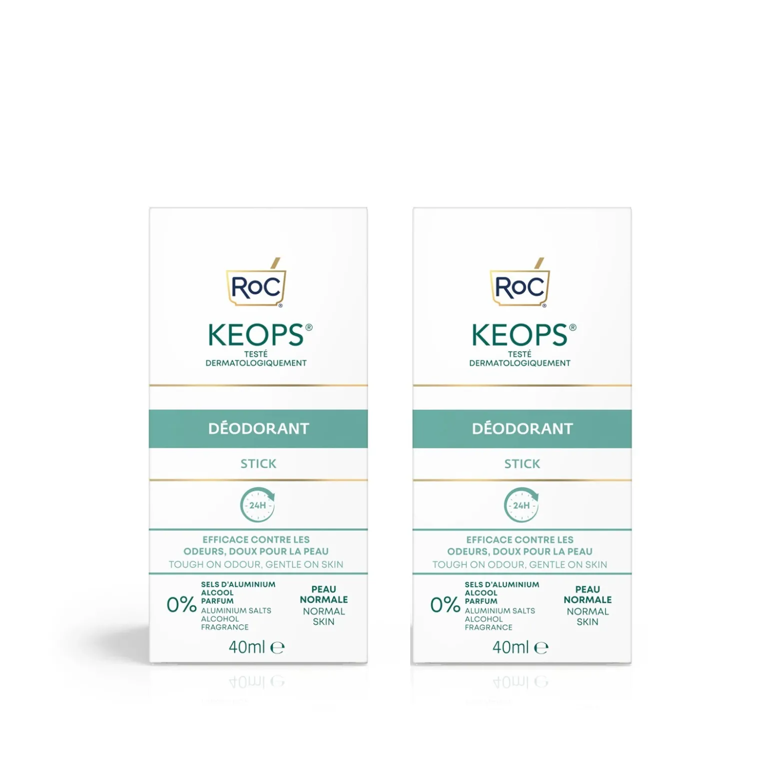RoC Keops Deo Stick 40ml x2 (2x1.35fl oz)