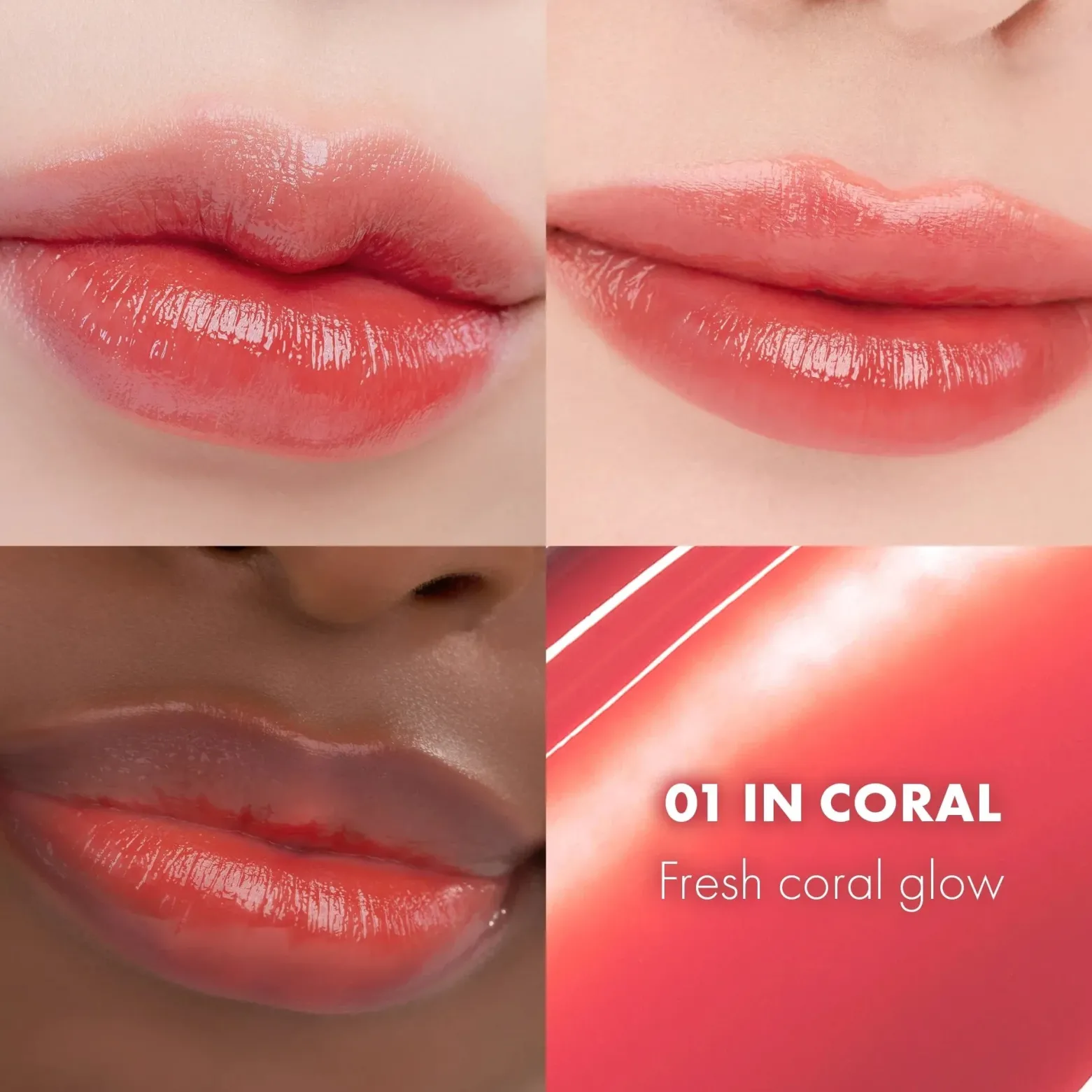 Romand Dewyful Water Tint 01 In Coral 5.0g (0.17oz)