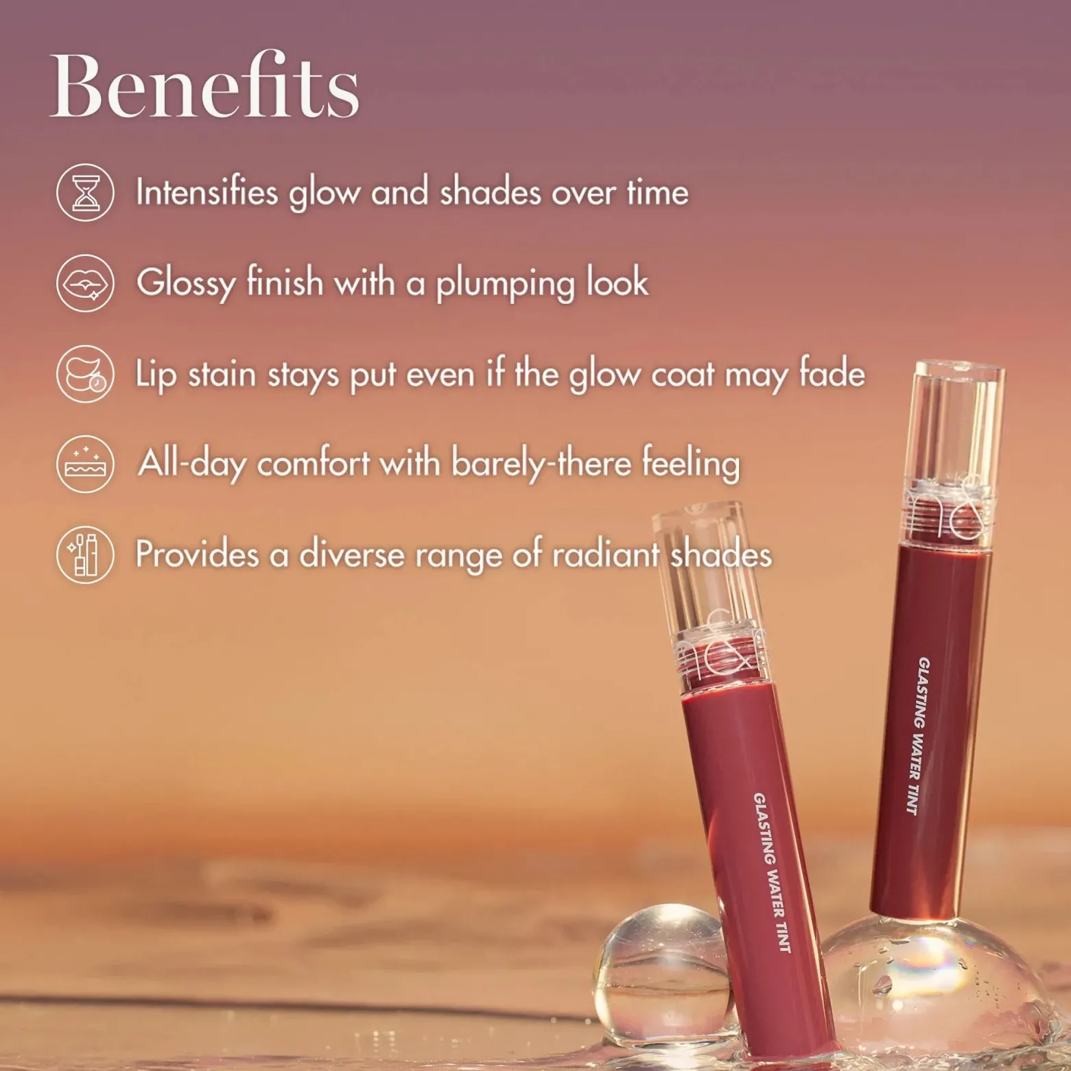 Romand Glasting Water Tint 02 Red Drop 4g (0.14oz)