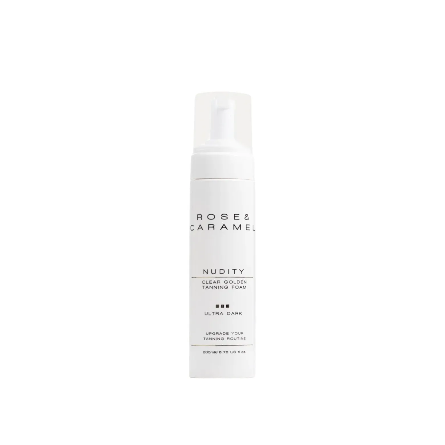 Rose & Caramel Nudity Clear Golden Tanning Foam Ultra Dark 200ml (6.76floz)