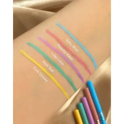 Rude Cosmetics City of Flashing Lights Highly Pigmented Micro Retractable Liner Real Teal 0.1g (0.0035oz)