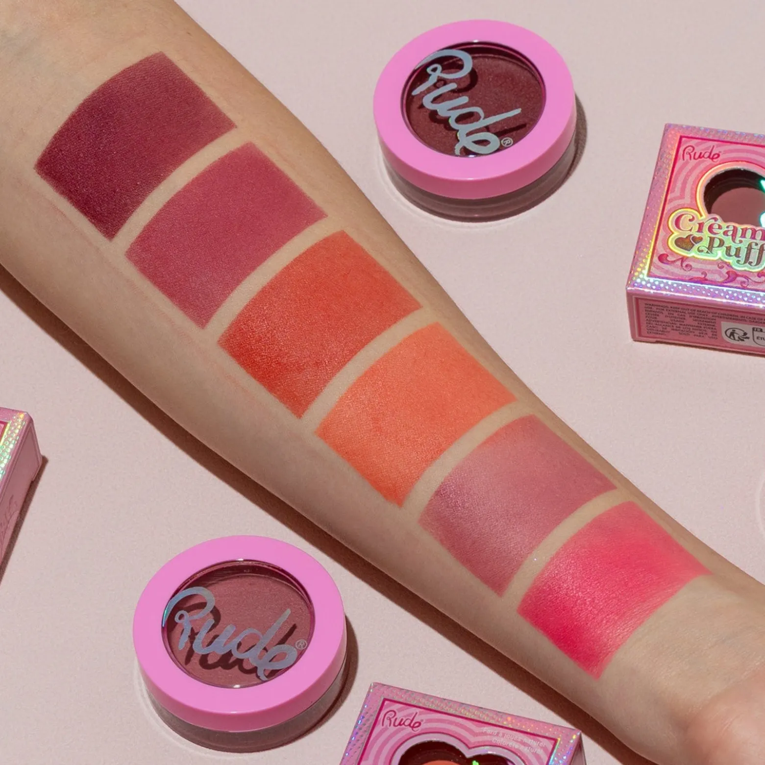 Rude Cosmetics Cream Puff Natural Blush Shortcake 6g (0.21oz)