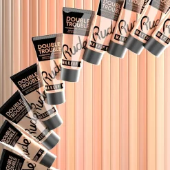 Rude Cosmetics Double Trouble Foundation + Concealer Wheat 11 30ml (1.01floz)