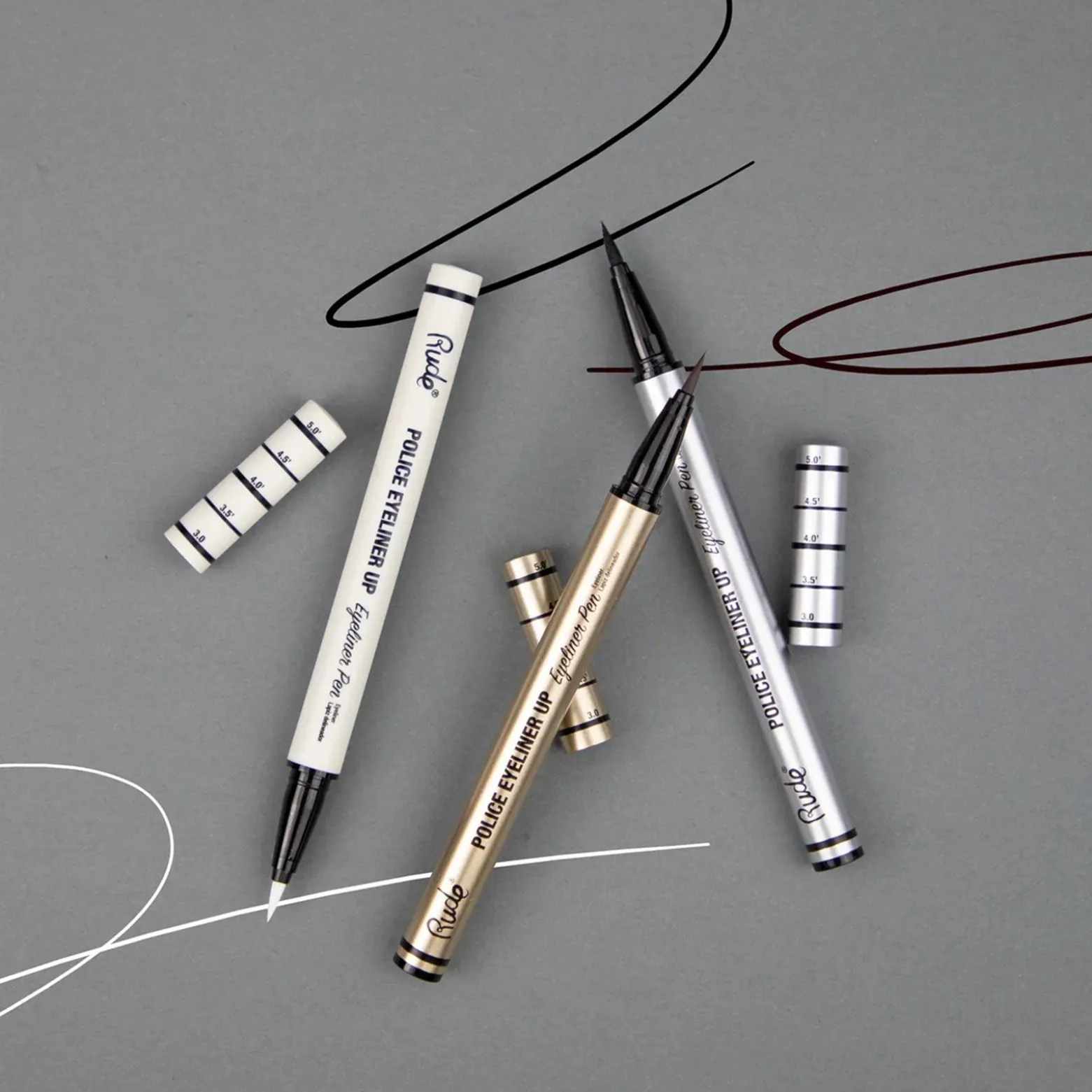 Rude Cosmetics Police Eyeliner Up Eyeliner Pen Top Dog 0.5ml (0.017floz)