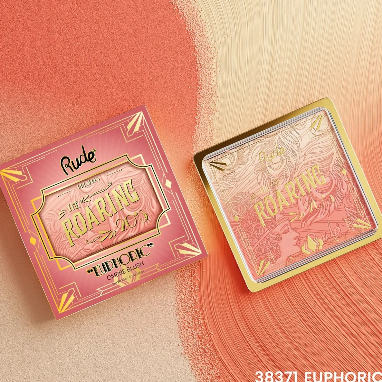Rude Cosmetics The Roaring 20's Ombre Blush Euphoric 10g (0.35oz)