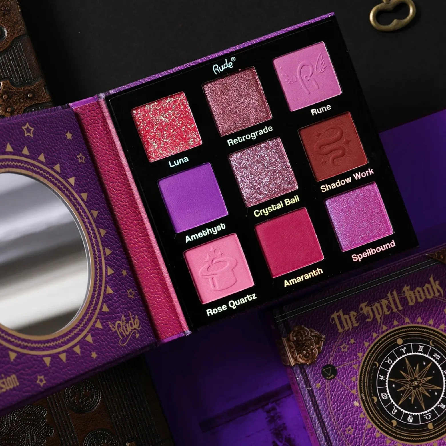 Rude Cosmetics The Spell Book Eyeshadow Palette Passion