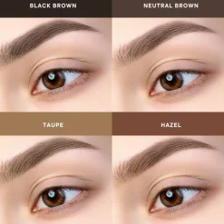 Rude Cosmetics Ultimate Brow Artist Ultra Fine Slanted Pencil + Brush Taupe 0.04g (0.0014oz)