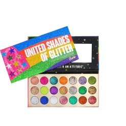 Rude Cosmetics United Shades of Glitter Eyeshadow Palette