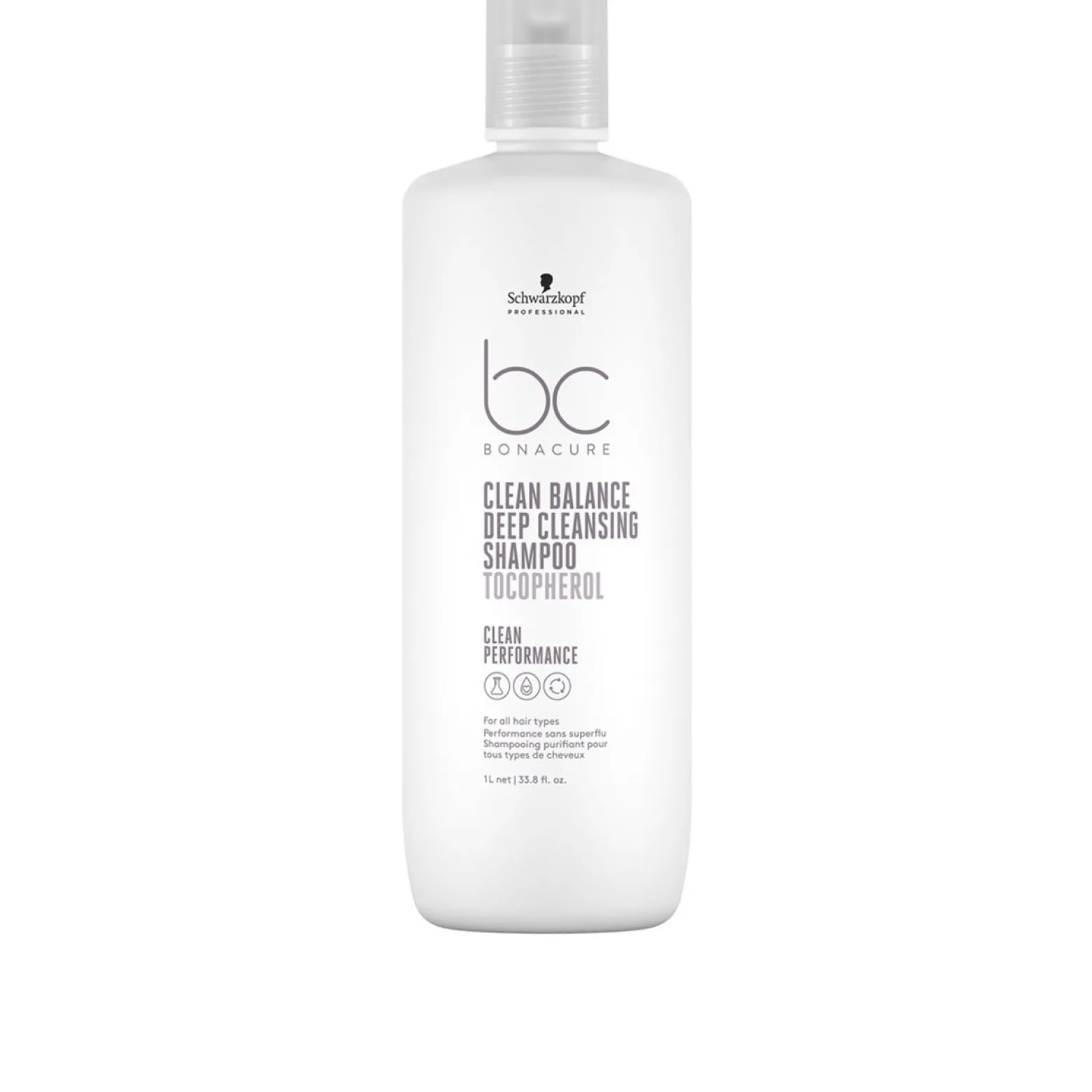 Schwarzkopf BC Clean Balance Deep Cleansing Tocopherol Shampoo 1L (33.81fl oz)